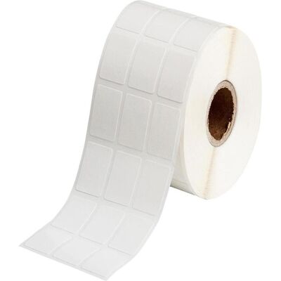 Brady, Rouleau d’étiquettes, BPT-611-498, Tissu vinyle, blanc, repositionnable, 12.70 x 25.40 mm, 3 pistes (3000) (50.10 mm) - Publicité Brady, Rouleau d’étiquettes, BPT-611-498, Tissu vinyle, blanc, repositionnable, 12.70 x 25.40 mm, 3 pistes (3000) (50.10 mm) - Publicité