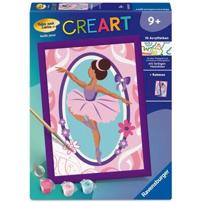 Ravensburger CreArt, Malen nach Zahlen Kinder - Primaballerina - Publicité Ravensburger CreArt, Malen nach Zahlen Kinder - Primaballerina - Publicité