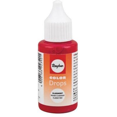 Rayher, Peinture loisirs créatifs, Color Drops Klassikrot 25ml (25 ml) - Publicité Rayher, Peinture loisirs créatifs, Color Drops Klassikrot 25ml (25 ml) - Publicité
