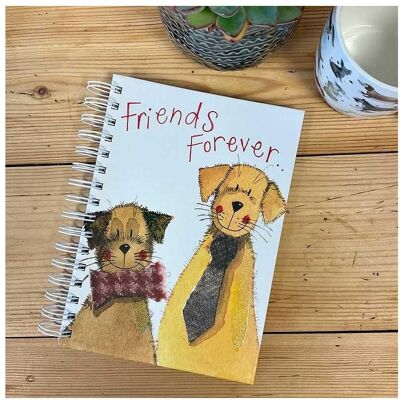 Teka, Cahier + bloc-notes, Spiralnotizbuch A5/100K SJ06 Friends forever TW (A5) - Publicité Teka, Cahier + bloc-notes, Spiralnotizbuch A5/100K SJ06 Friends forever TW (A5) - Publicité