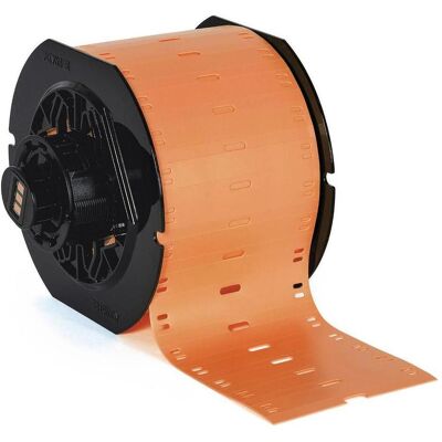 Brady, Rouleau d’étiquettes, B33-75x10-7643-OR, Étiquettes Heatex, orange, mates, 75.00 x 10.00 mm, pour BBP33, i3300, i5300 (75 mm) - Publicité Brady, Rouleau d’étiquettes, B33-75x10-7643-OR, Étiquettes Heatex, orange, mates, 75.00 x 10.00 mm, pour BBP33, i3300, i5300 (75 mm) - Publicité