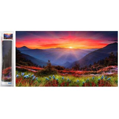 Norimpex Diamond Gemälde Sonnenuntergang in den Bergen 80x40cm - Publicité Norimpex Diamond Gemälde Sonnenuntergang in den Bergen 80x40cm - Publicité