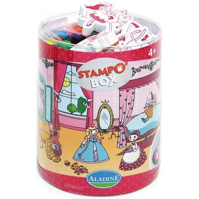 Aladine Stampo Box Princesse - Publicité Aladine Stampo Box Princesse - Publicité