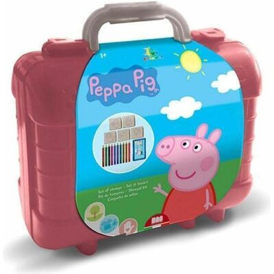 Multiprint, Tampon encreur, Peppa Pig Tampon Set De Voyage - Publicité Multiprint, Tampon encreur, Peppa Pig Tampon Set De Voyage - Publicité
