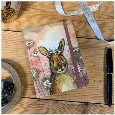 Teka, Cahier + bloc-notes, Notizbuch mit Gummiband A6 SCN30 Hase Blumen Ostern (A6, À rayures) - Publicité Teka, Cahier + bloc-notes, Notizbuch mit Gummiband A6 SCN30 Hase Blumen Ostern (A6, À rayures) - Publicité