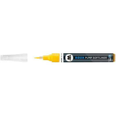 Molotow, Marqueur, Marqueur pinceau Pump Softliner Aqua 1mm jaune primaire (1x) - Publicité Molotow, Marqueur, Marqueur pinceau Pump Softliner Aqua 1mm jaune primaire (1x) - Publicité