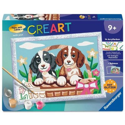 Ravensburger Hunde im Körbchen - Publicité Ravensburger Hunde im Körbchen - Publicité