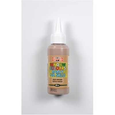 Koh-i-Noor, Peinture loisirs créatifs, Fenstermalfarbe 60 ml Glasmalfarbe - Light Brown - (60 ml) - Publicité Koh-i-Noor, Peinture loisirs créatifs, Fenstermalfarbe 60 ml Glasmalfarbe - Light Brown - (60 ml) - Publicité