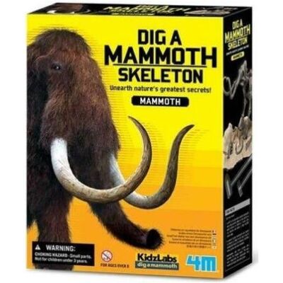 4M Excavations Mammouth - Kit Éducatif - Publicité 4M Excavations Mammouth - Kit Éducatif - Publicité