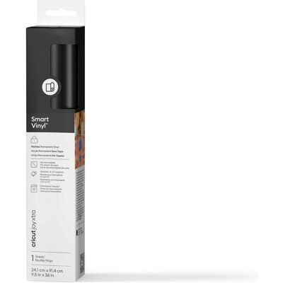 Cricut, Machine de découpe : accessoires, Smart Vinyl Permanent Joy Xtra 24,1x91,5cm 1 sheet Black (P) - Publicité Cricut, Machine de découpe : accessoires, Smart Vinyl Permanent Joy Xtra 24,1x91,5cm 1 sheet Black (P) - Publicité