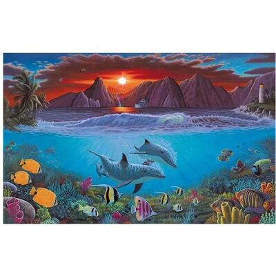 Magni Peinture par numéros - Profi "Océan", tableau DIY d'environ 40 x 32,5 cm, y compris 7 couleurs - Publicité Magni Peinture par numéros - Profi "Océan", tableau DIY d'environ 40 x 32,5 cm, y compris 7 couleurs - Publicité