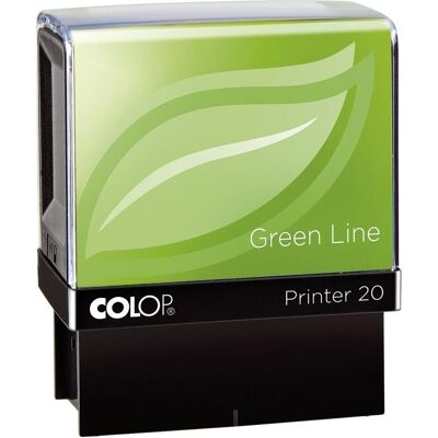 Colop, Tampon encreur, 20 Greenline 14x38mm - Publicité Colop, Tampon encreur, 20 Greenline 14x38mm - Publicité