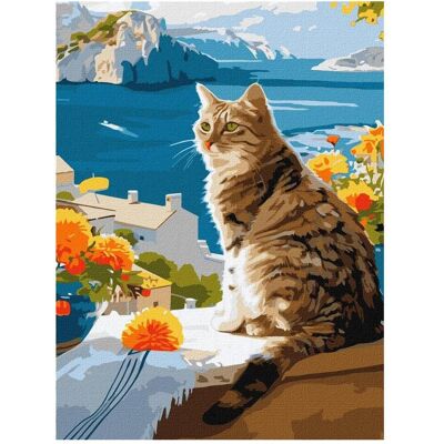 Norimpex Malen nach Zahlen - Verträumte Katze - Publicité Norimpex Malen nach Zahlen - Verträumte Katze - Publicité