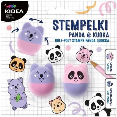Derform, Tampon encreur, Panda Kuoka KIDEA Zauberstabstempel - Publicité Derform, Tampon encreur, Panda Kuoka KIDEA Zauberstabstempel - Publicité