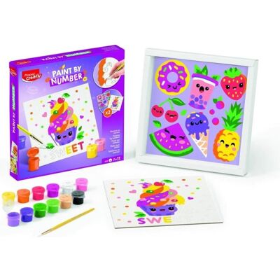 Kit de peinture au numéro Maped Creativ Cupcake et Multifood - Kit de peinture - Publicité Kit de peinture au numéro Maped Creativ Cupcake et Multifood - Kit de peinture - Publicité