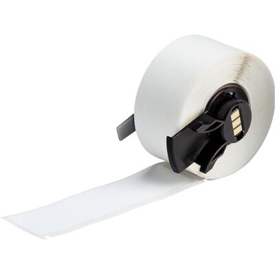 Brady, Rouleau d’étiquettes, M6-23-498, Tissu vinyle, blanc, mat, 25.40 x 101.60 mm, repositionnable (100 pcs.) - Publicité Brady, Rouleau d’étiquettes, M6-23-498, Tissu vinyle, blanc, mat, 25.40 x 101.60 mm, repositionnable (100 pcs.) - Publicité