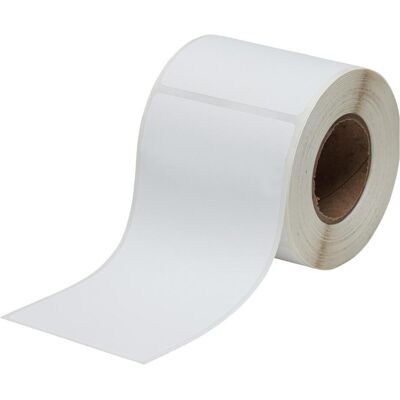 Brady, Rouleau d’étiquettes, J20-25-2475, polyester jet d'encre, blanc, mat, 101.60 x 152.40 mm, permanent (80 E.) (106.68 mm) - Publicité Brady, Rouleau d’étiquettes, J20-25-2475, polyester jet d'encre, blanc, mat, 101.60 x 152.40 mm, permanent (80 E.) (106.68 mm) - Publicité