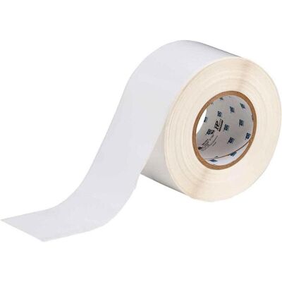 Brady, Rouleau d’étiquettes, THT-21-483, polyester, blanc, 76,20 mm x 91,44 m, extrêmement adhésif, en continu (81.28 mm) - Publicité Brady, Rouleau d’étiquettes, THT-21-483, polyester, blanc, 76,20 mm x 91,44 m, extrêmement adhésif, en continu (81.28 mm) - Publicité