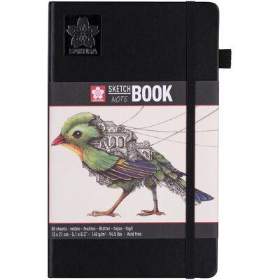 Sakura, Cahier + bloc-notes, Sketch Notebook (A5, Blanc) - Publicité Sakura, Cahier + bloc-notes, Sketch Notebook (A5, Blanc) - Publicité