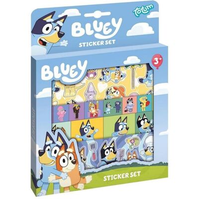 Totum, Autocollants, Bluey Aufklebersatz (3 Autocollants) - Publicité Totum, Autocollants, Bluey Aufklebersatz (3 Autocollants) - Publicité