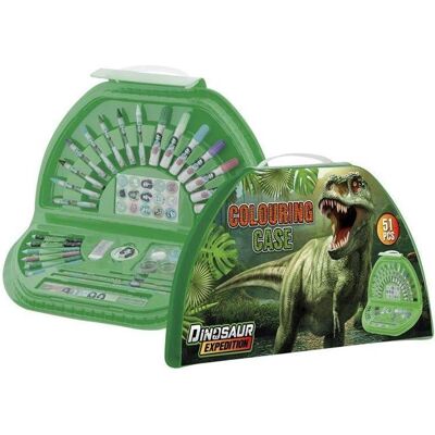Grafix Dino étui de couleur, 51 pcs. Publicité Grafix Dino étui de couleur, 51 pcs. Publicité