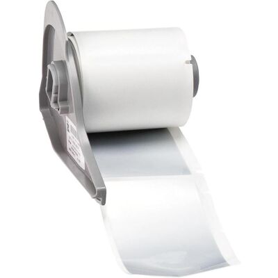 Brady, Rouleau d’étiquettes, M7-37-486, polyester métallisé, argenté, mat, 48.26 x 76.20 mm, extra-adhésif (10 (57.15 mm) - Publicité Brady, Rouleau d’étiquettes, M7-37-486, polyester métallisé, argenté, mat, 48.26 x 76.20 mm, extra-adhésif (10 (57.15 mm) - Publicité