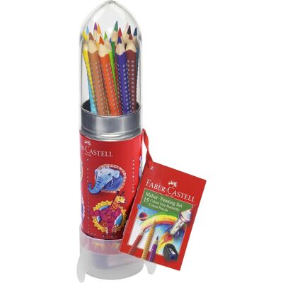 Faber-Castell, Écriture + dessin, Colour Grip 2001 Rocket Metal (15x) - Publicité Faber-Castell, Écriture + dessin, Colour Grip 2001 Rocket Metal (15x) - Publicité