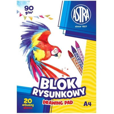 Astra, Cahier + bloc-notes, Bloc à dessin A4 20k blanc 10pcs. (A4) - Publicité Astra, Cahier + bloc-notes, Bloc à dessin A4 20k blanc 10pcs. (A4) - Publicité