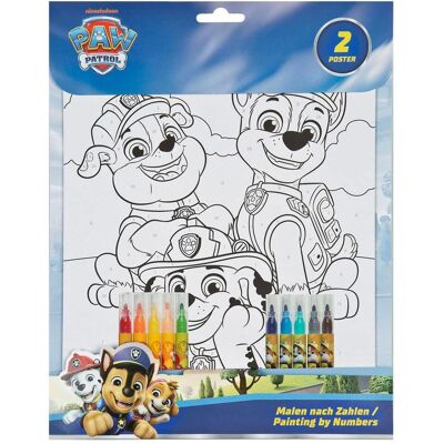 Undercover Malen nach Zahlen Set PAW Patrol - Publicité Undercover Malen nach Zahlen Set PAW Patrol - Publicité