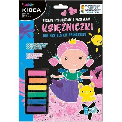 Derform Prinzessin KIDEA Zeichenset mit Pastellkreiden - Publicité Derform Prinzessin KIDEA Zeichenset mit Pastellkreiden - Publicité
