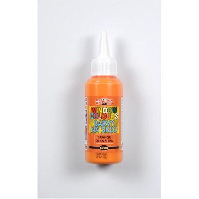 Koh-i-Noor, Peinture loisirs créatifs, Fenstermalfarbe 60 ml Glasmalfarbe - Orange - (60 ml) - Publicité Koh-i-Noor, Peinture loisirs créatifs, Fenstermalfarbe 60 ml Glasmalfarbe - Orange - (60 ml) - Publicité