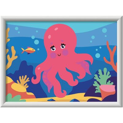 Ravensburger CreArt, Malen nach Zahlen Kinder - Neon Oktopus - Publicité Ravensburger CreArt, Malen nach Zahlen Kinder - Neon Oktopus - Publicité