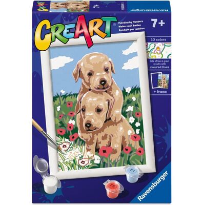 Ravensburger CreArt Serie E Golden Retriever Coccolosi - Publicité Ravensburger CreArt Serie E Golden Retriever Coccolosi - Publicité