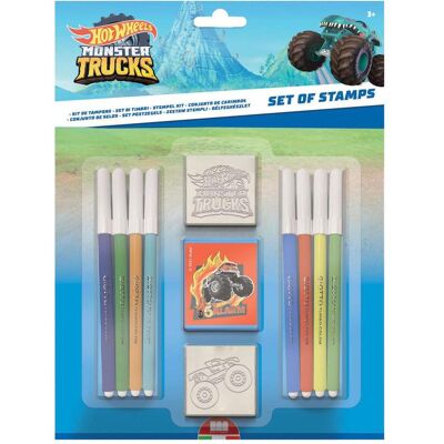 Multiprint, Tampon encreur, Set de tampons Hot Wheels, 11 pcs. Publicité Multiprint, Tampon encreur, Set de tampons Hot Wheels, 11 pcs. Publicité