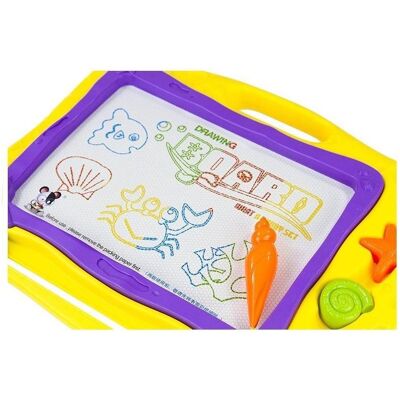 Lean Toys Panneau avec timbres et fond coloré - Publicité Lean Toys Panneau avec timbres et fond coloré - Publicité
