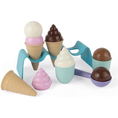 Ensemble de Glaces Dantoy - 14 Pièces - Jouets Alimentaires - Publicité Ensemble de Glaces Dantoy - 14 Pièces - Jouets Alimentaires - Publicité