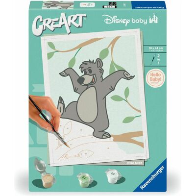 Ravensburger CreArt Hello Baby Disney Baby - Baloo - Publicité Ravensburger CreArt Hello Baby Disney Baby - Baloo - Publicité