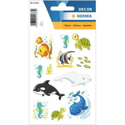 Herma, Autocollants, Autocollants Baleines (36 Autocollants) - Publicité Herma, Autocollants, Autocollants Baleines (36 Autocollants) - Publicité