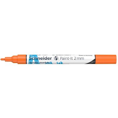 Schneider, Marqueur, Marqueur acrylique Paint-It 310 2mm orange (1x) - Publicité Schneider, Marqueur, Marqueur acrylique Paint-It 310 2mm orange (1x) - Publicité