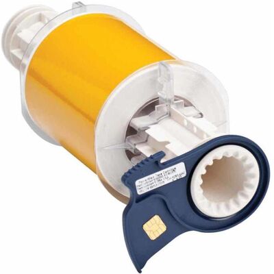 Brady, Rouleau d’étiquettes, B85-100x10-584-YL, bande vinyle réfléchissante, jaune, brillant, 100.00 mm x 10.00 m, permanent (101.60 mm) - Publicité Brady, Rouleau d’étiquettes, B85-100x10-584-YL, bande vinyle réfléchissante, jaune, brillant, 100.00 mm x 10.00 m, permanent (101.60 mm) - Publicité