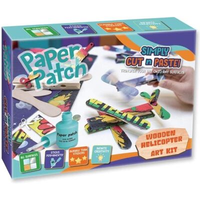 Stigo Bike Paper Patch Decoupage-Set – Hubschrauber aus Holz - Publicité Stigo Bike Paper Patch Decoupage-Set – Hubschrauber aus Holz - Publicité