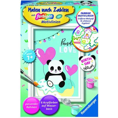 Ravensburger Peinture par numéros 20058 - Panda Love - Enfants à partir de 7 ans - Publicité Ravensburger Peinture par numéros 20058 - Panda Love - Enfants à partir de 7 ans - Publicité