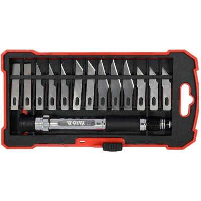Yato, Cutter, Set de couteaux de sculpture 14 pièces version premium (Cutters) - Publicité Yato, Cutter, Set de couteaux de sculpture 14 pièces version premium (Cutters) - Publicité
