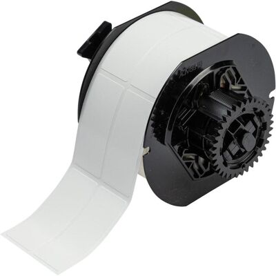 Brady, Rouleau d’étiquettes, B33-325-498, Tissu vinyle, blanc, satiné, 25.40 x 63.50 mm, repositionnable, 2 pistes (700 (25.40 mm) - Publicité Brady, Rouleau d’étiquettes, B33-325-498, Tissu vinyle, blanc, satiné, 25.40 x 63.50 mm, repositionnable, 2 pistes (700 (25.40 mm) - Publicité