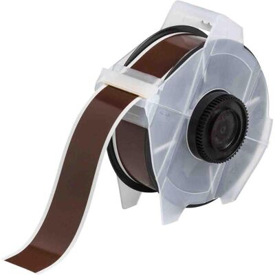 Brady, Rouleau d’étiquettes, B-595, vinyle, marron, 29mm x 30m, permanent, f. GlobalMark (34.93 mm) - Publicité Brady, Rouleau d’étiquettes, B-595, vinyle, marron, 29mm x 30m, permanent, f. GlobalMark (34.93 mm) - Publicité