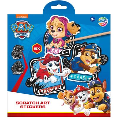 Grafix - Paw Patrol Kratzsticker - Autocollant - Publicité Grafix - Paw Patrol Kratzsticker - Autocollant - Publicité