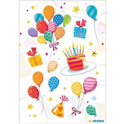 Herma, Autocollants, Sticker Geburtstag (23 Autocollants) - Publicité Herma, Autocollants, Sticker Geburtstag (23 Autocollants) - Publicité