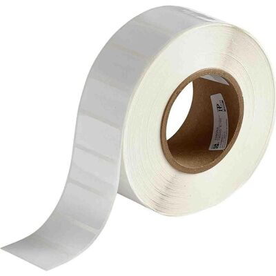 Brady, Rouleau d’étiquettes, THT-17-533-3, polyester repositionnable, blanc, brillant, 50.80 x 25.40 mm (3000 E.) - Publicité Brady, Rouleau d’étiquettes, THT-17-533-3, polyester repositionnable, blanc, brillant, 50.80 x 25.40 mm (3000 E.) - Publicité
