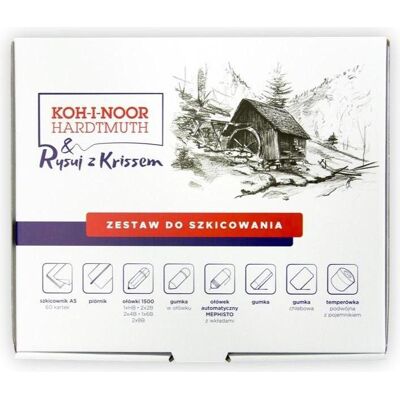 Koh-i-Noor Skizzenset Zeichnen mit Kriss - Publicité Koh-i-Noor Skizzenset Zeichnen mit Kriss - Publicité