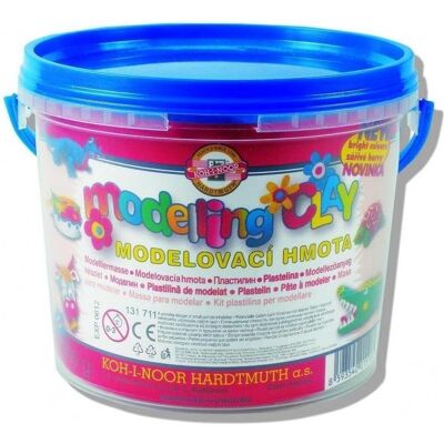 Koh-i-Noor Plastiline en seau de 8 couleurs 700g (248975) - Publicité Koh-i-Noor Plastiline en seau de 8 couleurs 700g (248975) - Publicité